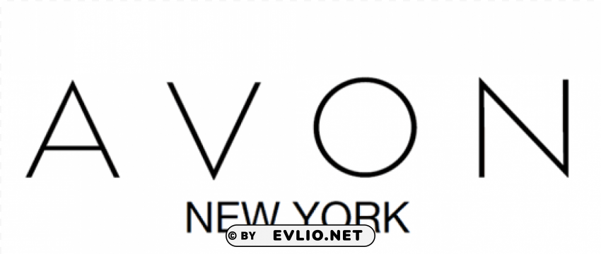 avon new york logo Isolated Illustration with Clear Background PNG
