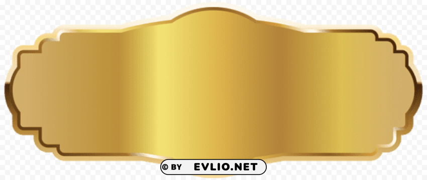 gold label Transparent Background Isolation of PNG