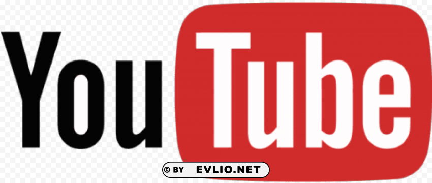 youtube logo 2016 PNG Image with Transparent Background Isolation
