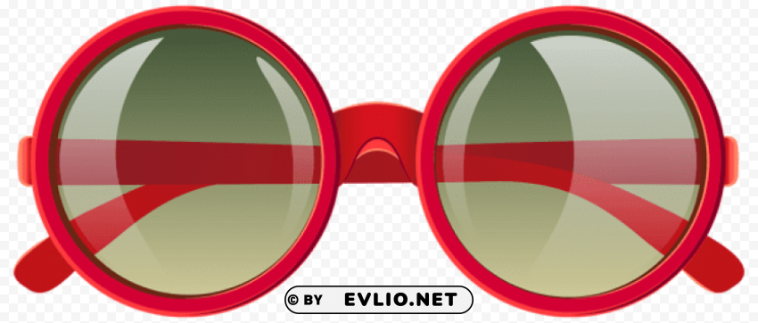 cute red sunglasses Transparent PNG images bulk package clipart png photo - 6900f041