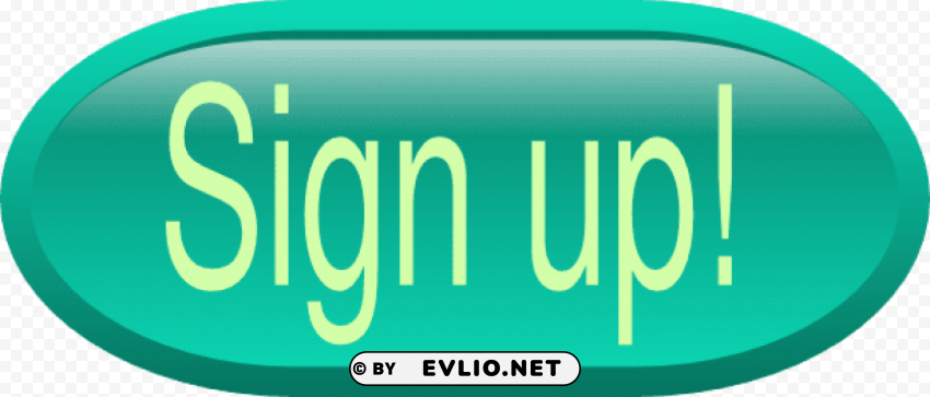 sign up PNG Graphic Isolated on Clear Background Detail