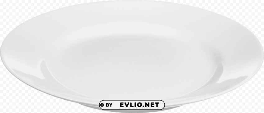 white basic plate PNG for social media