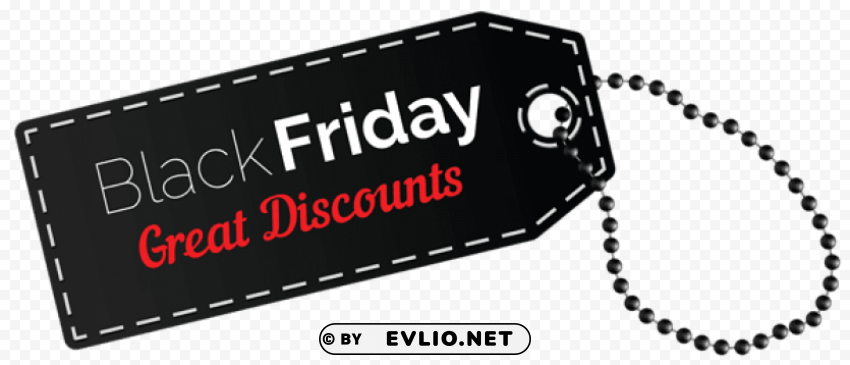 black friday discount tag PNG transparent pictures for editing