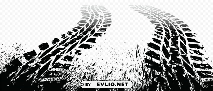 mud tire tracks PNG graphics for free