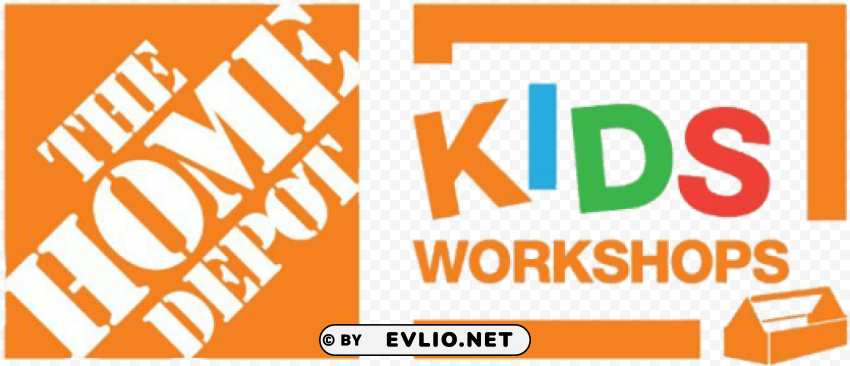 Kids Workshop Home Depot Isolated Graphic On Clear PNG