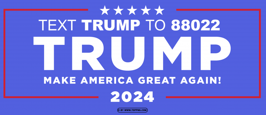 2024 Trump Campaign Emblem HD Isolated Design Element in PNG Format