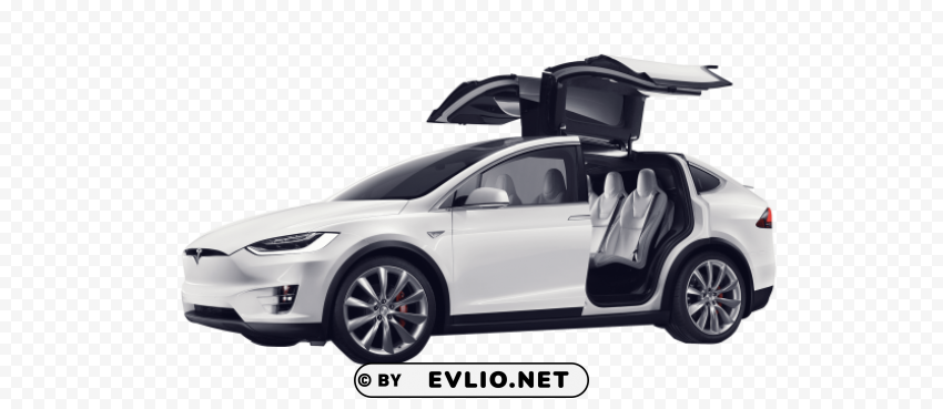 tesla model x Isolated Graphic on HighResolution Transparent PNG