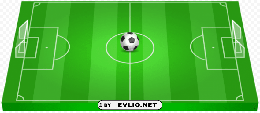 football field Transparent Background Isolated PNG Design Element