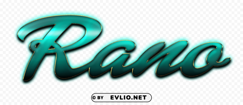 rano decorative name Clear PNG image