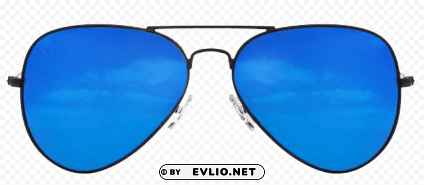 aviator sunglass p PNG Image Isolated with Transparent Clarity