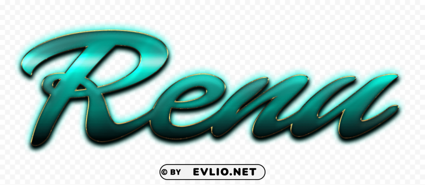 renu decorative name Free PNG transparent images