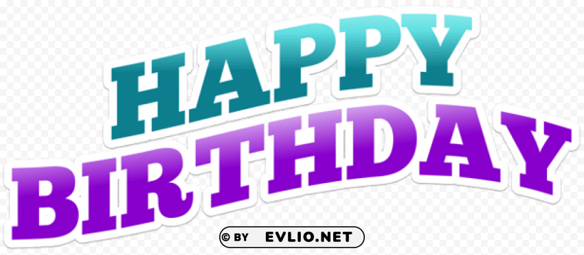 happy birthday text PNG images without licensing