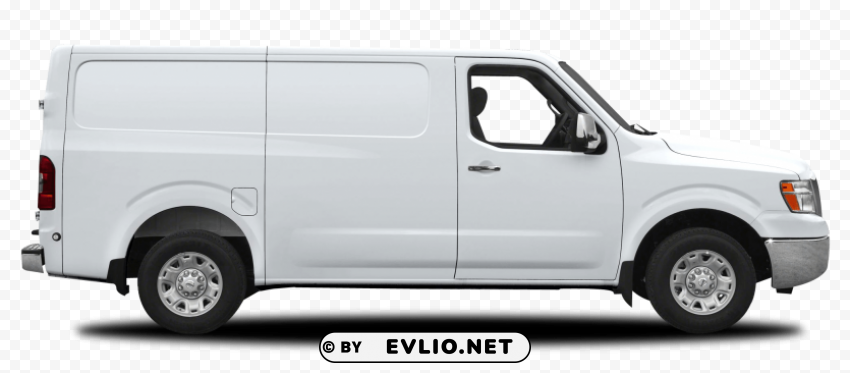 Delivery Van Clear Background PNG Isolated Design