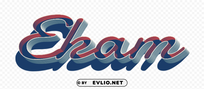 ekam missing you name Isolated Artwork on HighQuality Transparent PNG