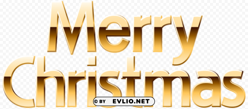 merry christmas gold PNG files with alpha channel