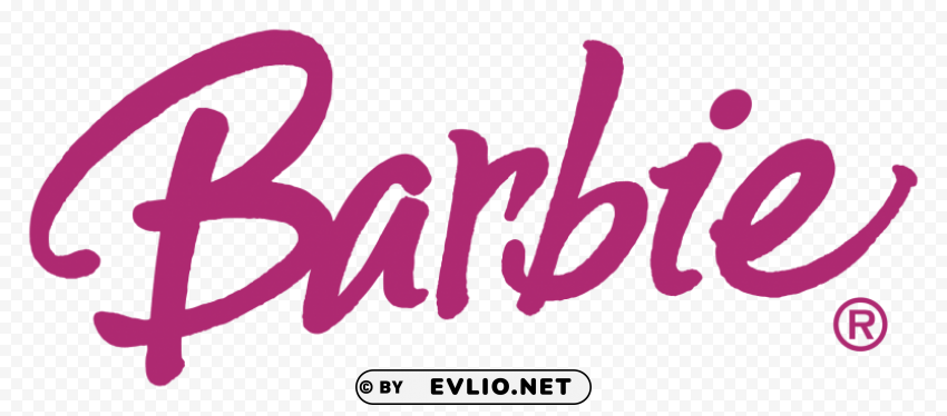 Barbie Logo Isolated Artwork In HighResolution PNG