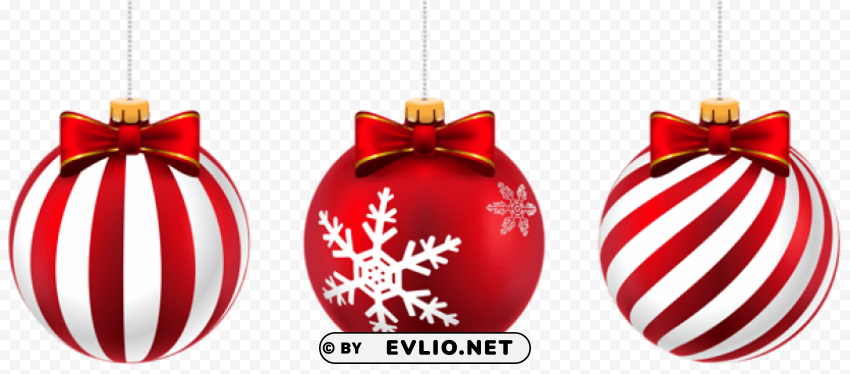 beautiful christmas balls clip-art PNG graphics with alpha transparency broad collection