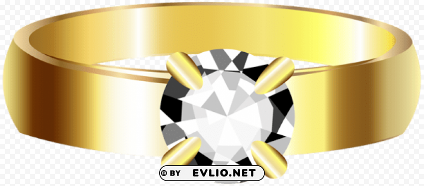 Golden Ring PNG For Presentations