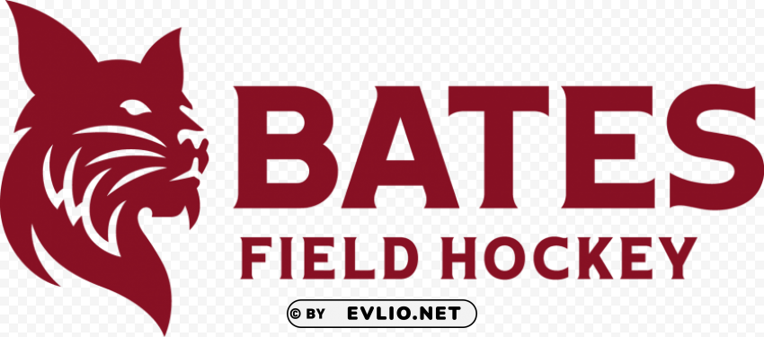 bates field hockey logo Isolated Artwork in Transparent PNG Format