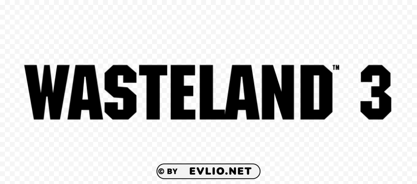 Wasteland 3 Logo PNG Graphic With Transparent Isolation