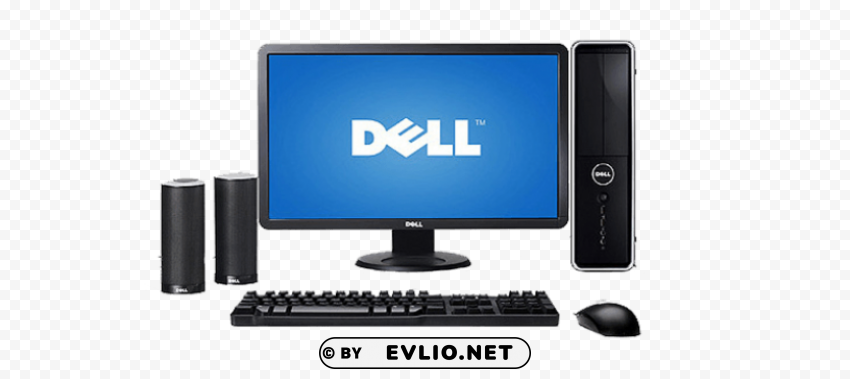 dell laptop Isolated Element on Transparent PNG