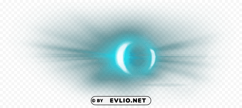 glowing blue eyes Isolated Item with Transparent PNG Background