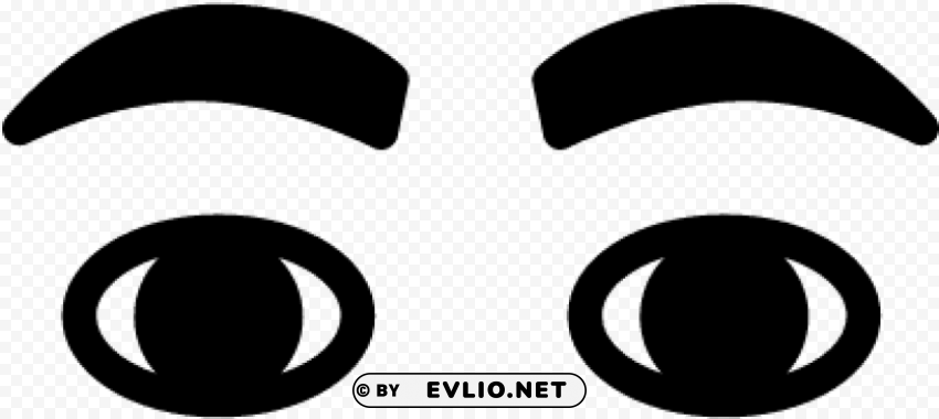 human eye eyes icon Isolated Design Element in HighQuality Transparent PNG