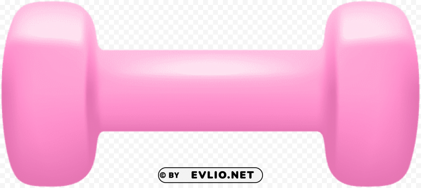 pink dumbbell HighQuality PNG Isolated Illustration