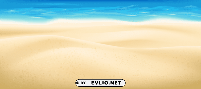 sea and sand PNG for mobile apps