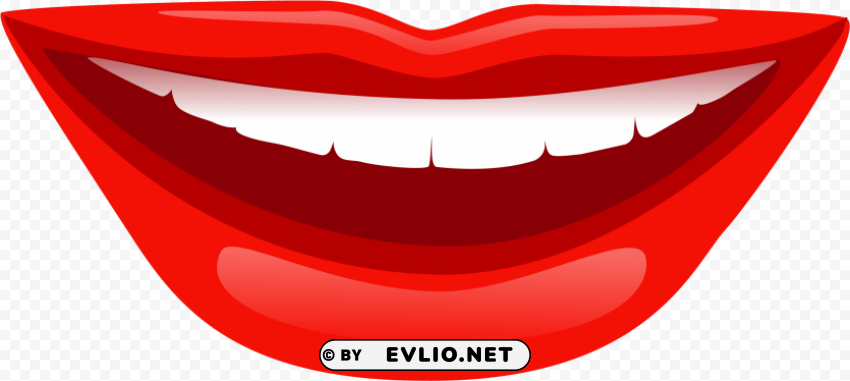 smile lips Isolated Icon with Clear Background PNG PNG transparent with Clear Background ID 446440e4