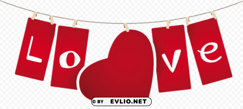 valentines day love decoration PNG graphics with alpha transparency broad collection