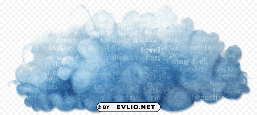 Watercolor Cloud Transparent PNG Images Bundle