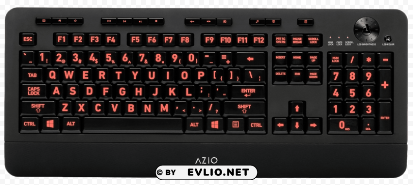 keyboard Isolated Object on Clear Background PNG