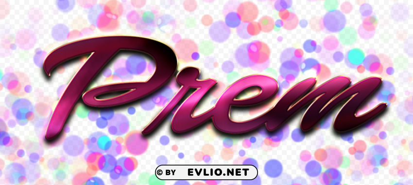 Prem Miss You Name Clear Background PNG Images Comprehensive Package