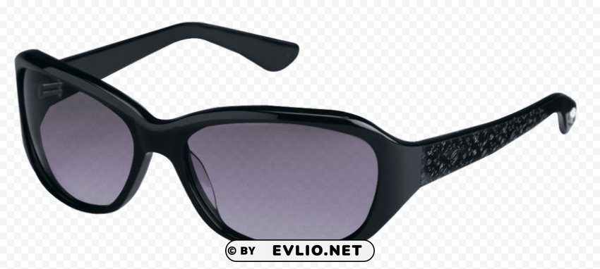 sunglass black Isolated Character in Transparent Background PNG