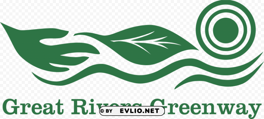 great rivers greenway logo PNG transparent graphic
