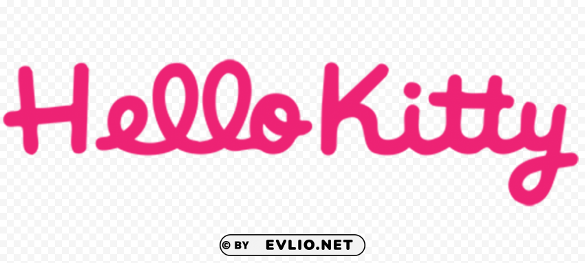 hello kitty logo PNG file with no watermark