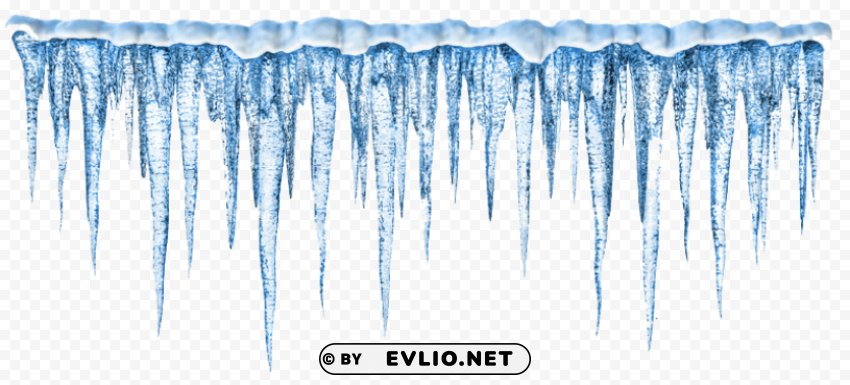 icicles PNG isolated