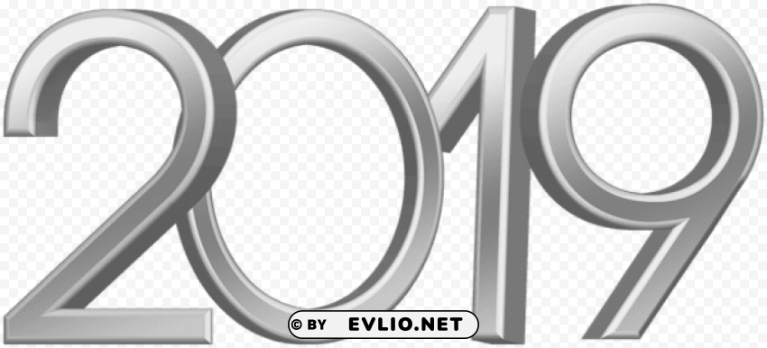 2019 silver PNG Graphic with Transparency Isolation PNG Images cc3fc261