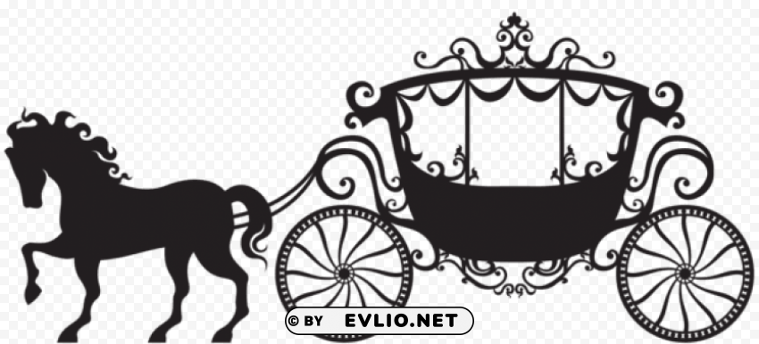 carriage silhouette PNG images with transparent canvas assortment