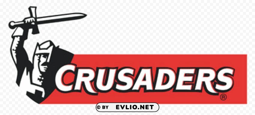 crusaders rugby team logo PNG with clear transparency