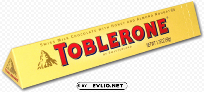 toblerone chocolate bar swiss milk chocolate honey HighQuality Transparent PNG Element PNG transparent with Clear Background ID c3b60e0d