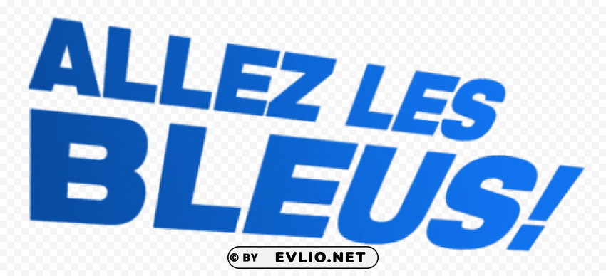 allez les bleus logo Clear Background Isolated PNG Icon