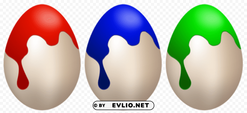 easter coloring eggs Isolated Object on HighQuality Transparent PNG