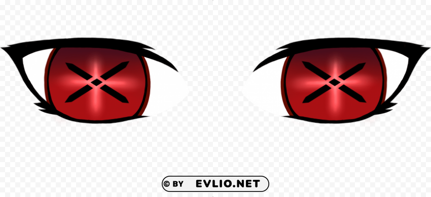 demon eyes cartoon Isolated Object on Transparent PNG