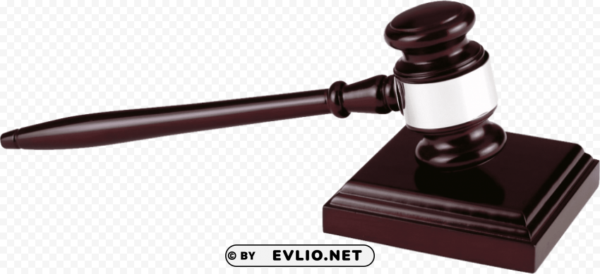 gavel Isolated Character in Clear Background PNG