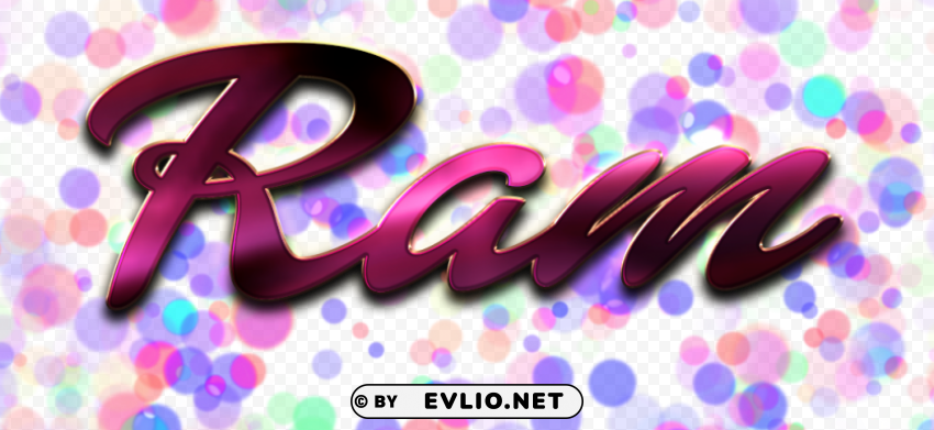 ram miss you name Clear background PNG elements