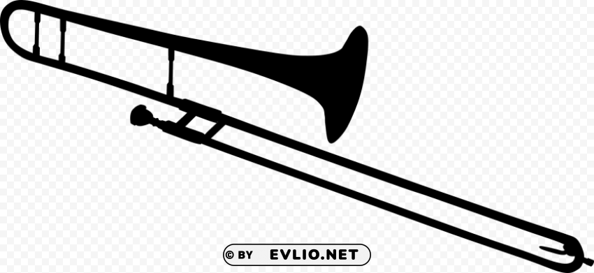 trombone Isolated Subject on HighResolution Transparent PNG