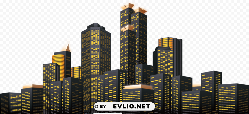 new york skyline royalty free PNG Image with Transparent Cutout