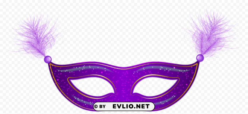 purple carnival mask PNG transparent photos library